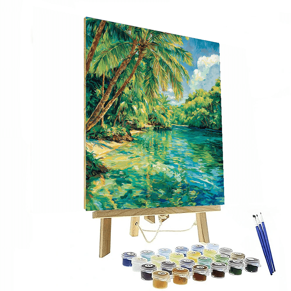 Gauguin Inspired Tropical Escape - DIY Painting By Numbers Kit