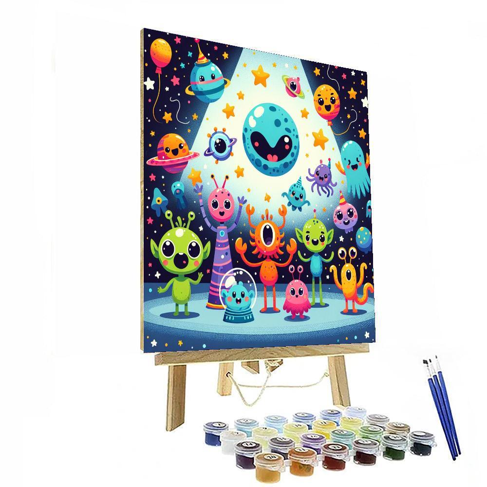 Galactic Gathering Paint By Numbers
