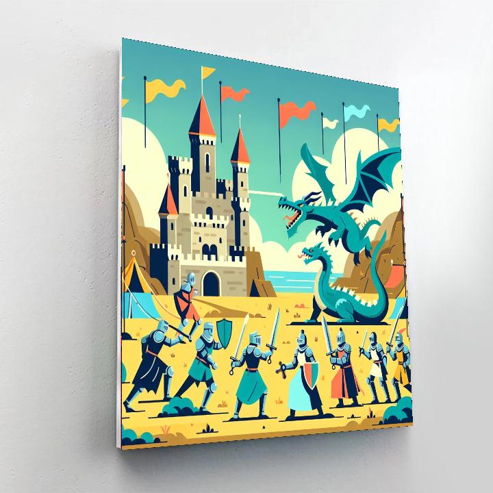 Kingdom Quest Painting Number Kit