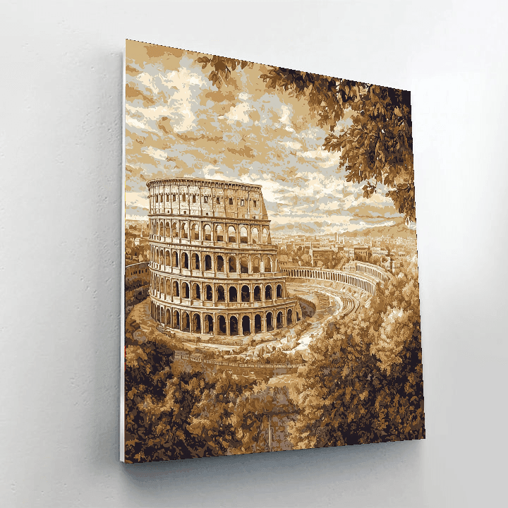 Leonardo Da Vinci Inspired History's Canvas  Paint By Numbers Kits