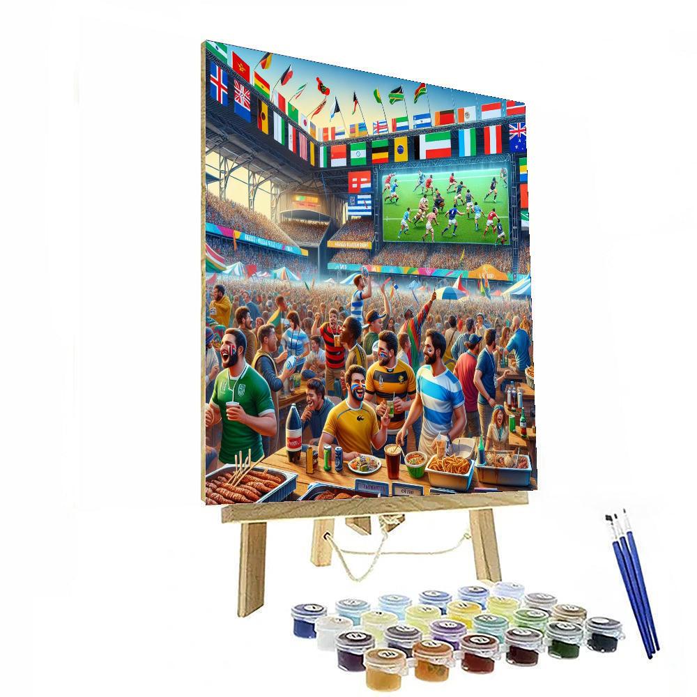 Rugby World Cup - Various Locations Painting Number Kit