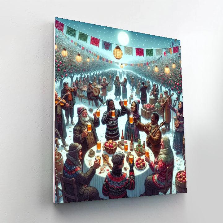 Wassail Festival Number Painting