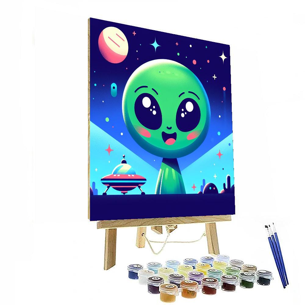 Adventure Seeker Alien Paint By Numbers Art