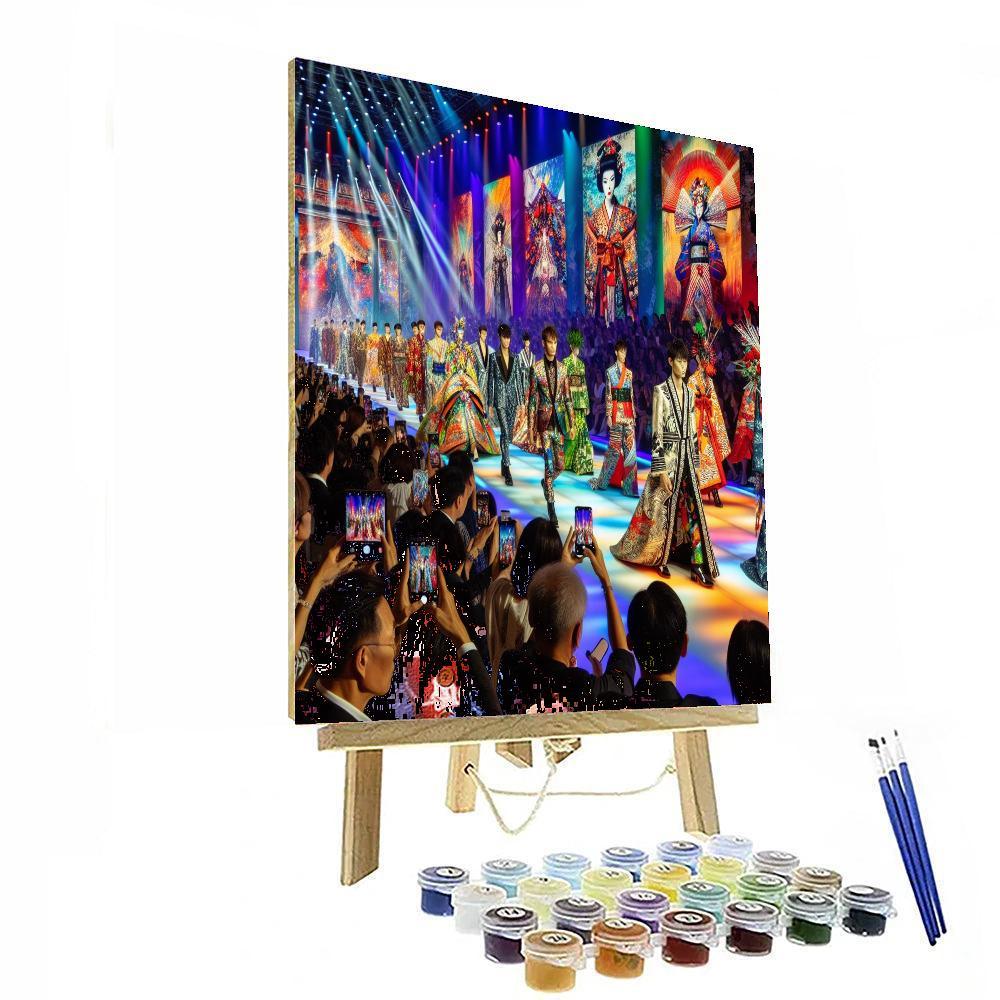 Kansai Yamamoto Fashion Festival - Japan Paint By Numbers Kits