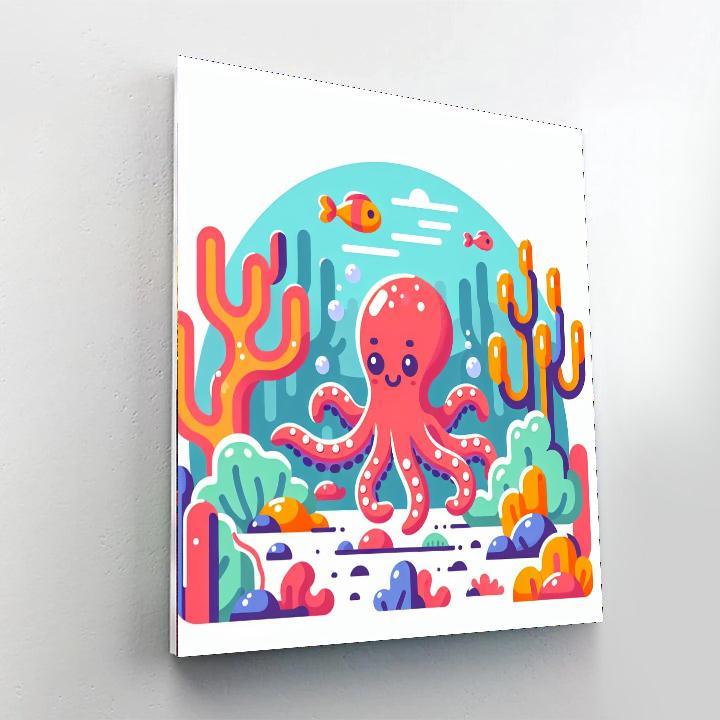 Underwater Explorer's Journey Numbered Painting Kits