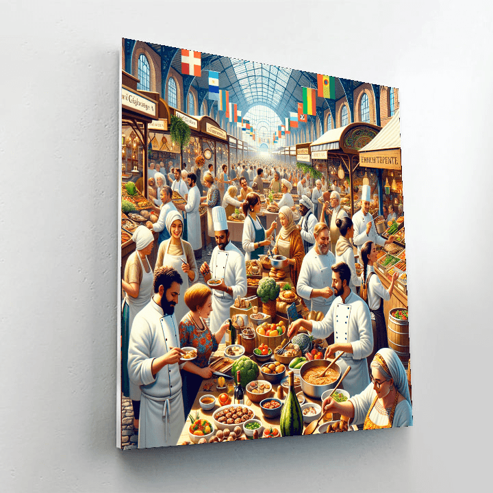 La Fête De La Gastronomie - France Number Painting