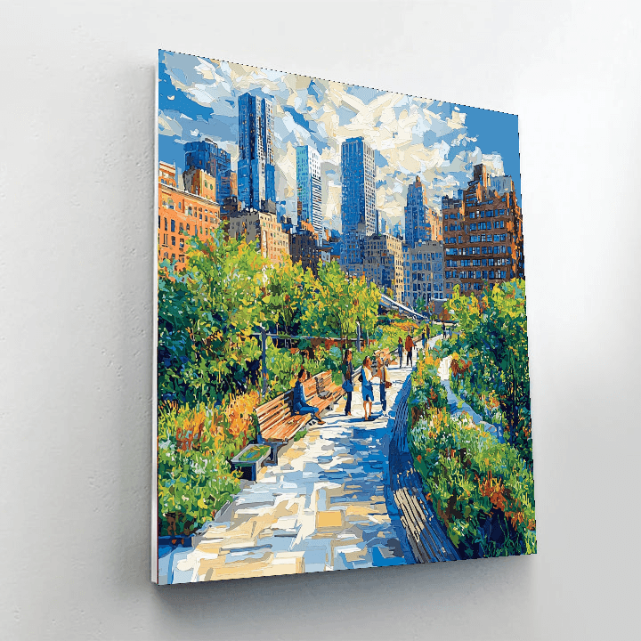 The High Line - New York City Paint By Numbers Kits