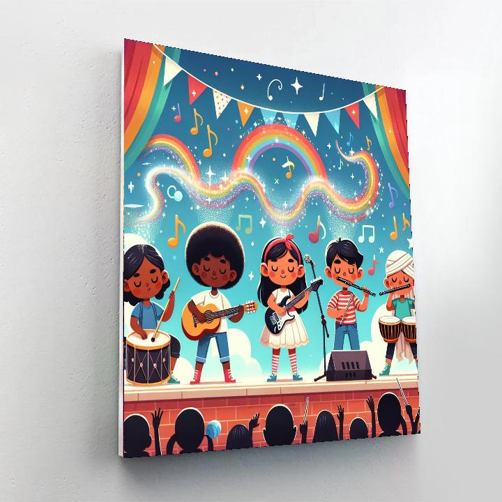 Magic Music Festival Paint By Number
