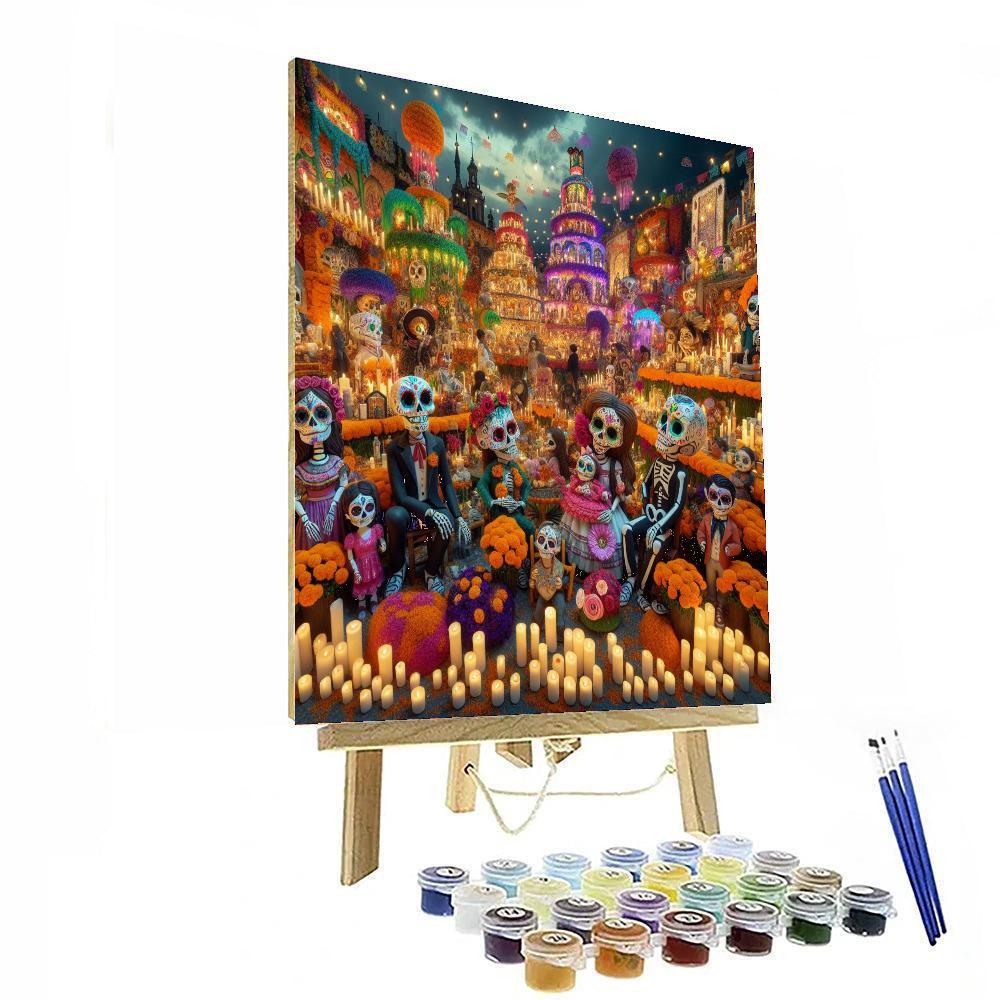 The Day Of The Dead Paint By Numbers Art