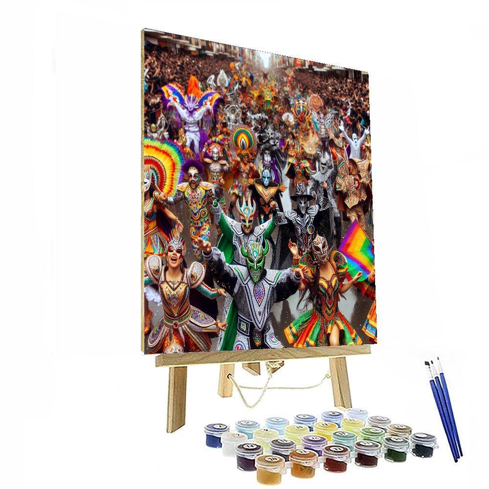 Carnaval De Oruro - Oruro, Bolivia DIY Paint By Numbers