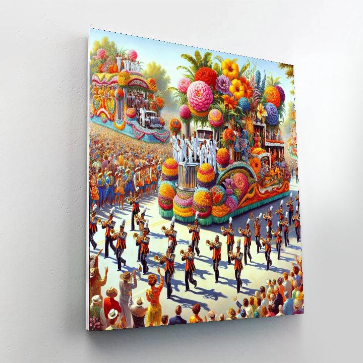 Pasadena Rose Parade - Usa Number Painting