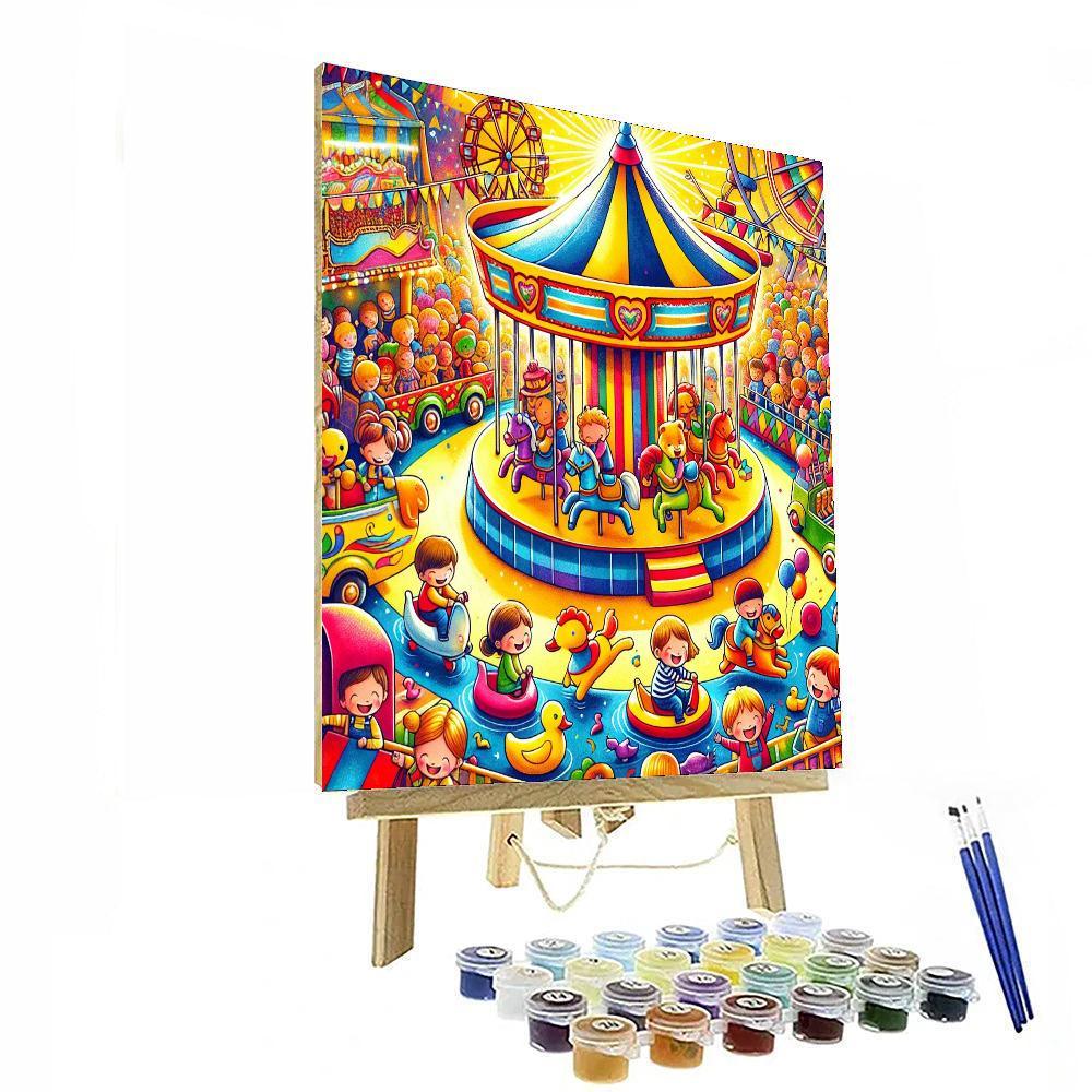 Joyful Kids' Carnival Paint By Number
