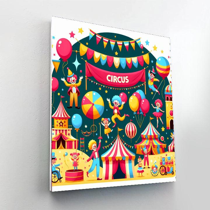 Magic Circus Gala Paint By Number