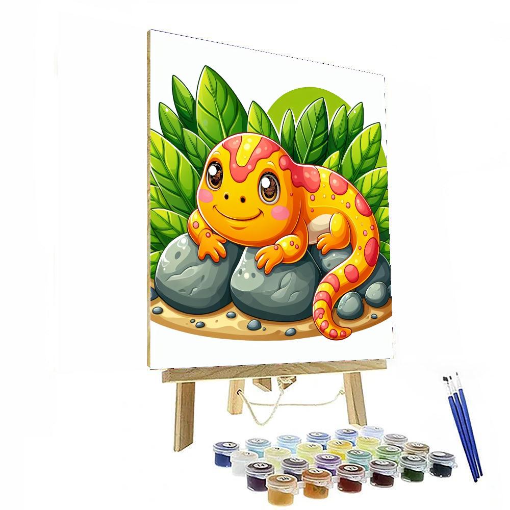 Adventurous Salamander Paint By Number