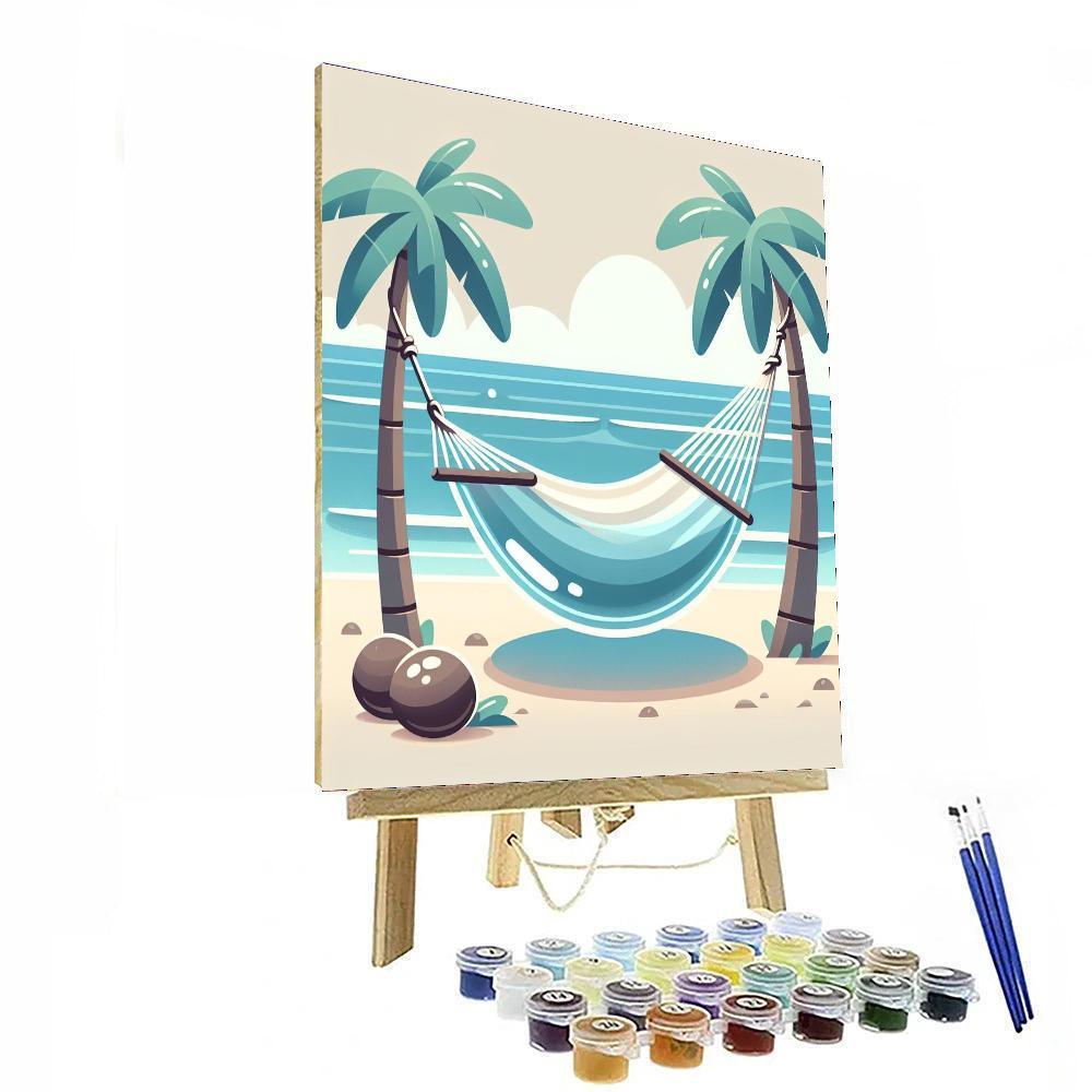 Tranquil Tropics DIY Paint By Numbers