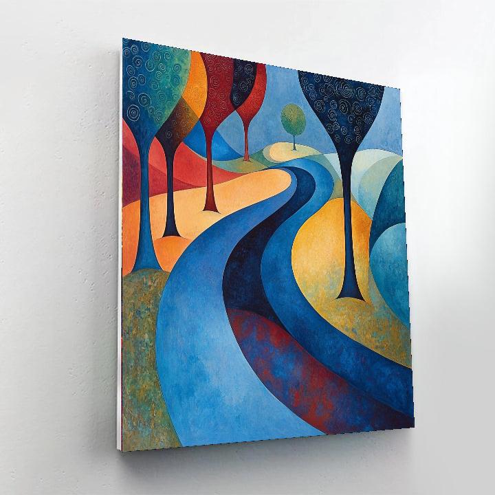 Paul Klee Inspired Echoes Of Dreamland  Numbered Painting Kits