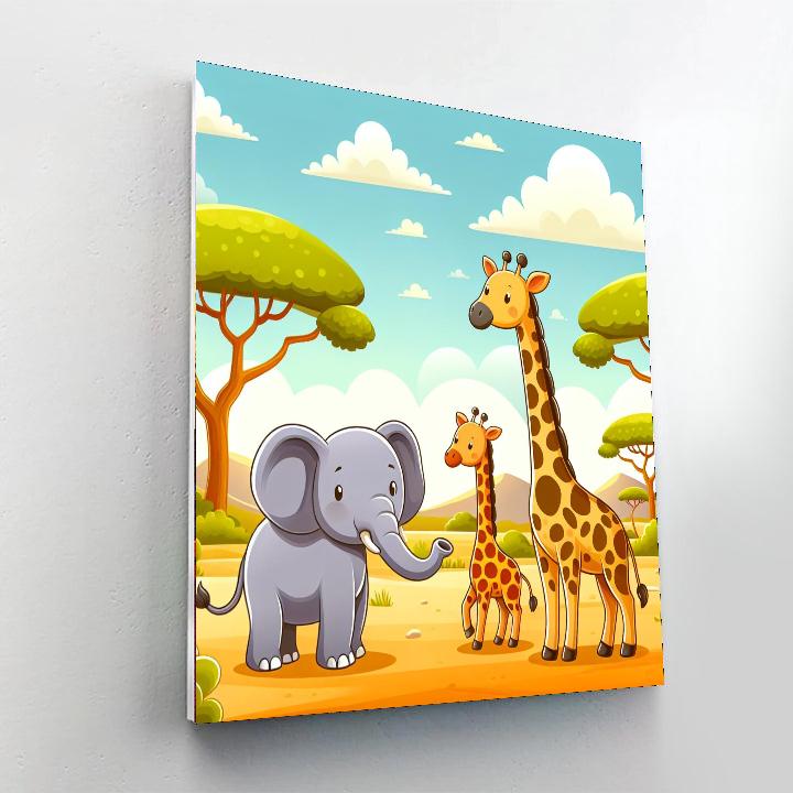 African Savanna Adventure Paint By Number