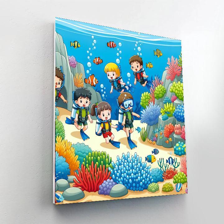 Underwater Adventure Quest Paint By Numbers Kits