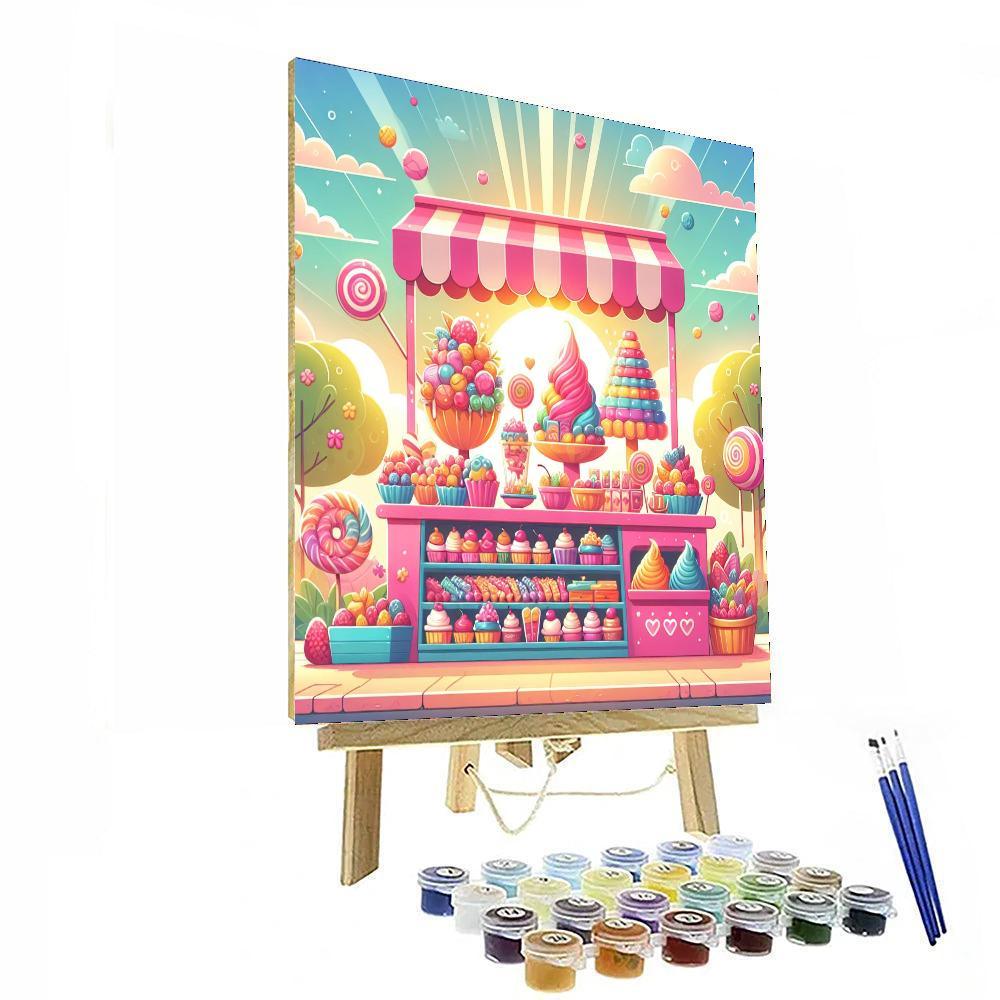 Sweet Treats Stand Paint By Number