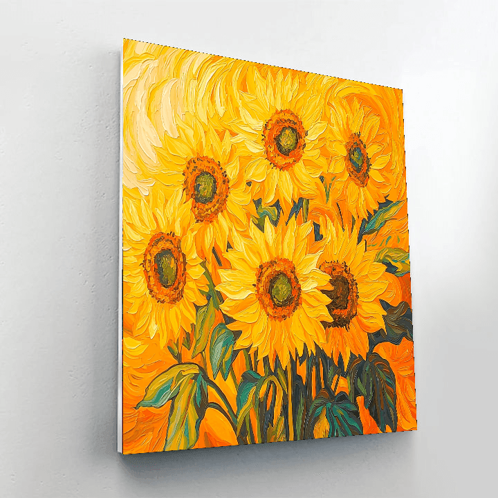 Vincent Van Gogh Inspired Eternal Sunshine  DIY Paint By Numbers