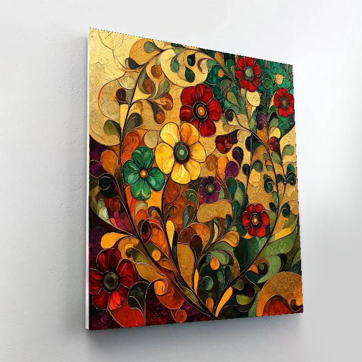 Gustav Klimt Inspired Garden Of Fragments  Paint By Numbers