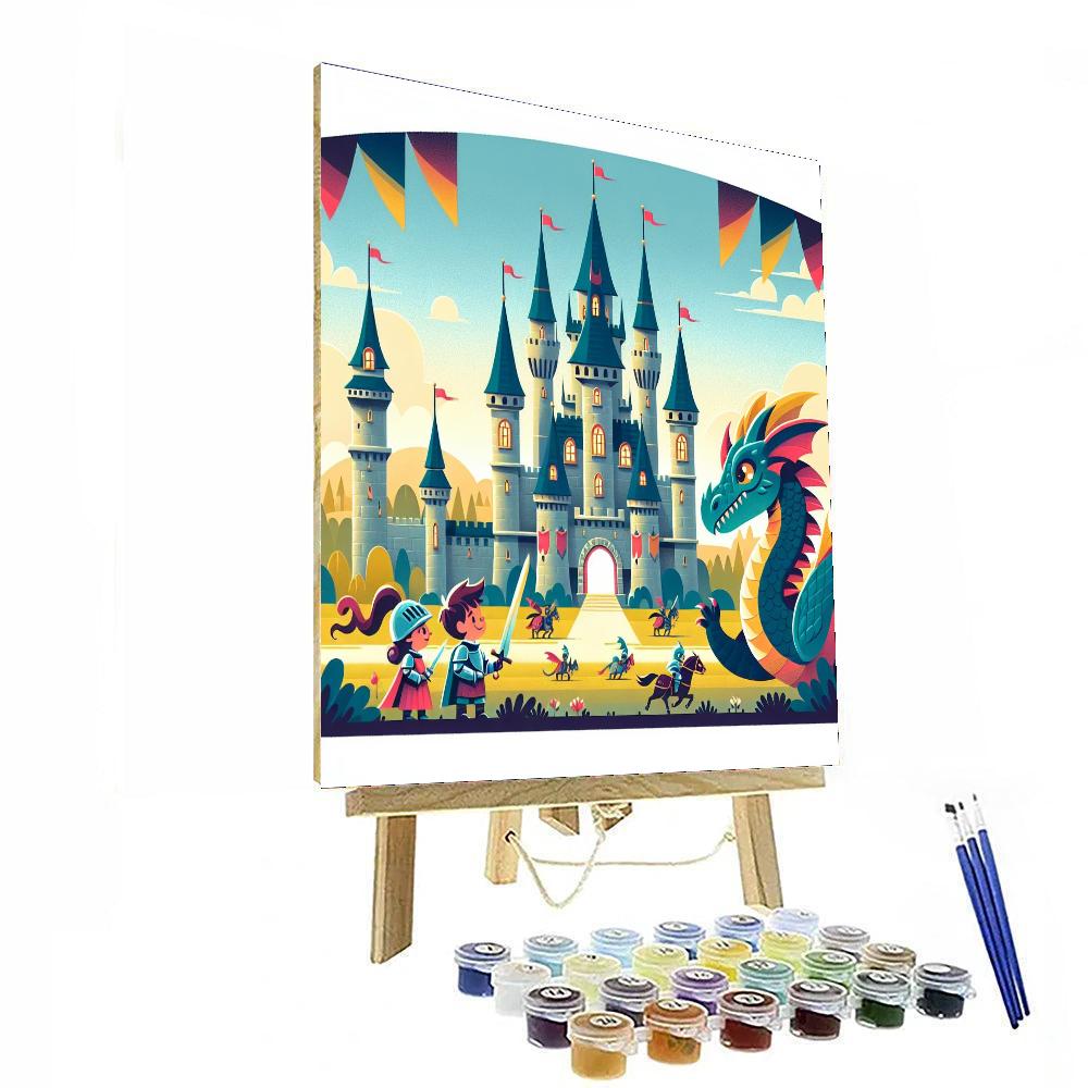 Dragon Castle Conquest Number Painting