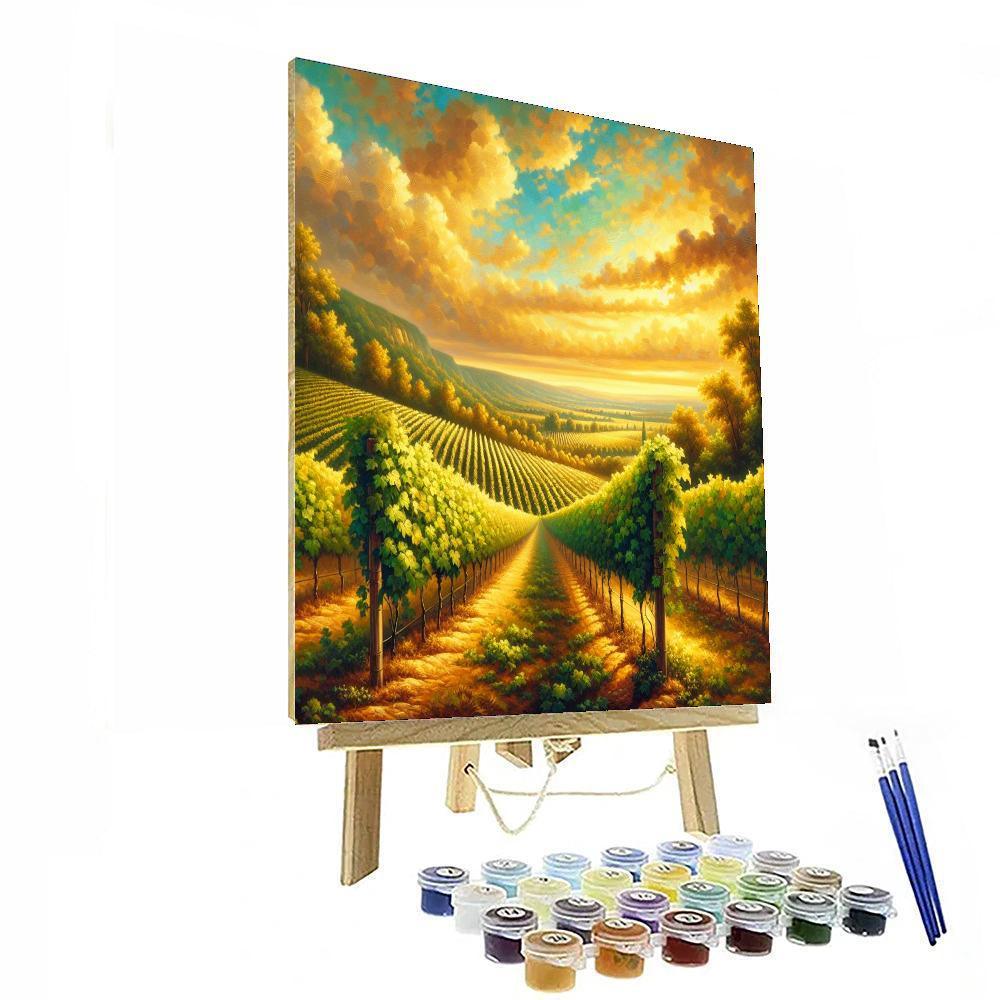 Rustic Vineyard Bliss Paint By Numbers Kits