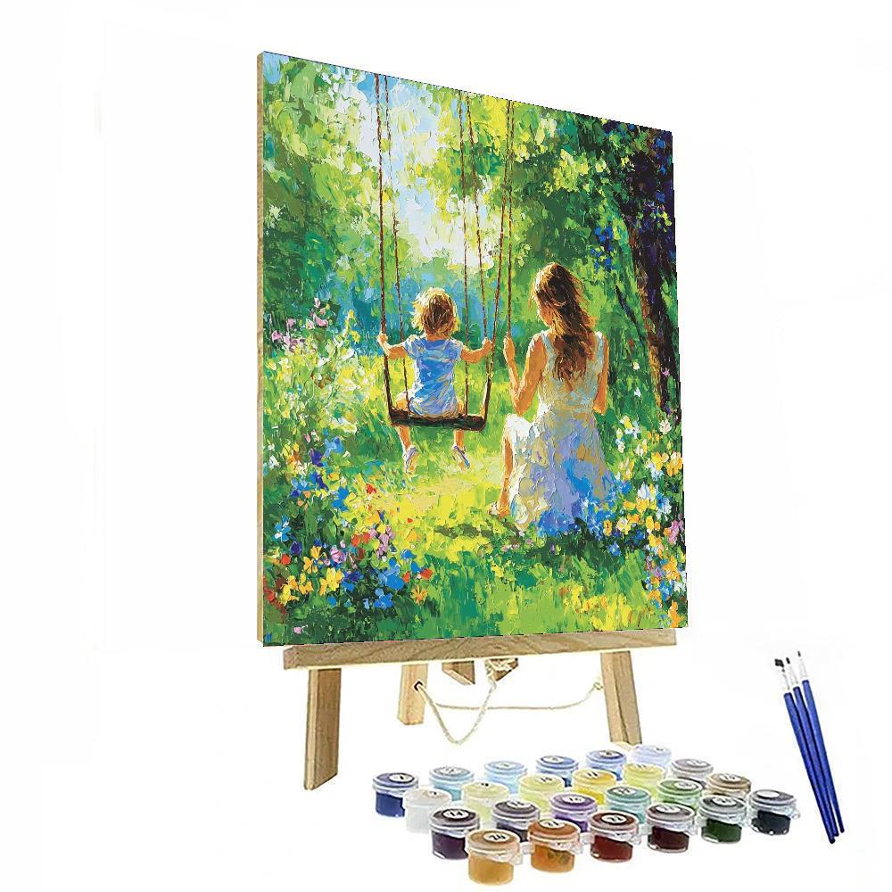 Mom And Me In The Park Paint By Numbers