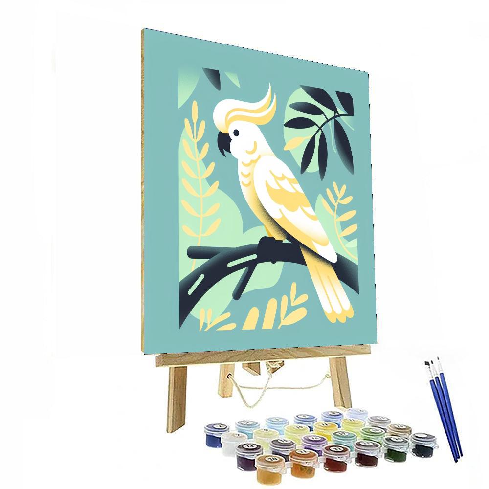 Chatty Cockatoo Paint By Numbers Art