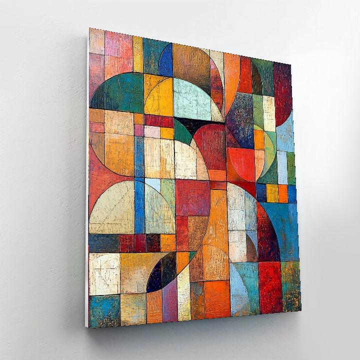 Paul Klee Inspired Whimsical Structures  Paint By Number