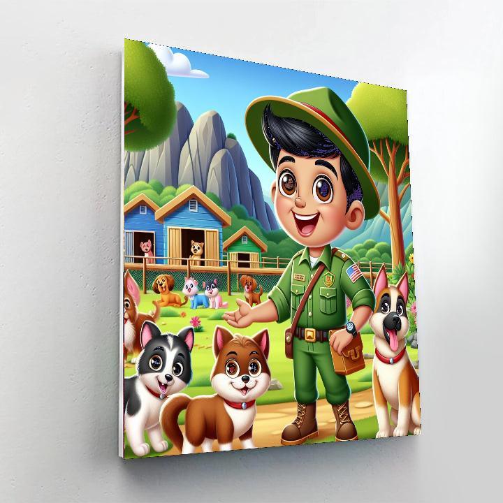 Pet Rescue Ranger Adventure Paint By Numbers Kits