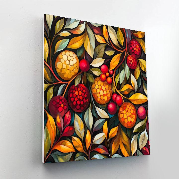 Frida Kahlo Inspired Fruits Of Resilience  Paint By Numbers Art