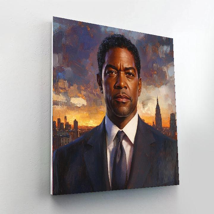 Denzel Washington: Commanding The Screen With Dignity Numbered Painting Kits