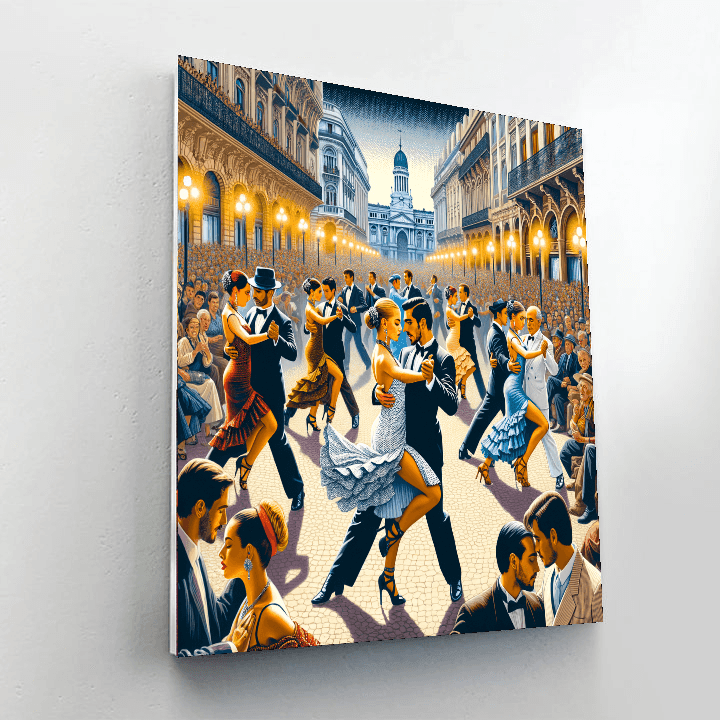 World Tango Festival - Argentina Number Painting
