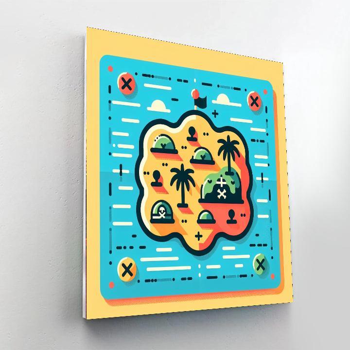 Treasure Hunt Island Paint By Number