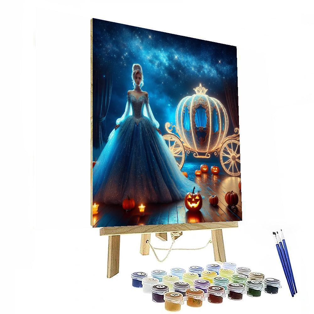 Cinderella's Midnight Dream Paint By Number