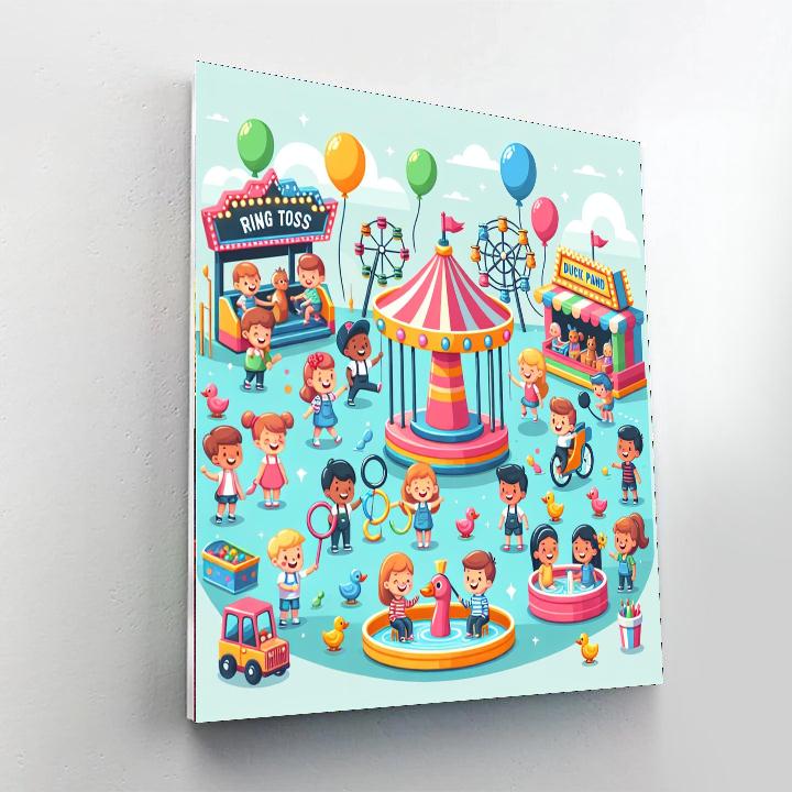 Friendly Fair Numbered Painting Kits