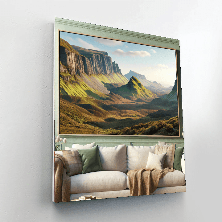 Scenic Highland Painting Number Kit