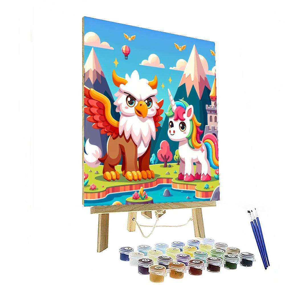 Fantasy Creatures' Kingdom Paint By Number