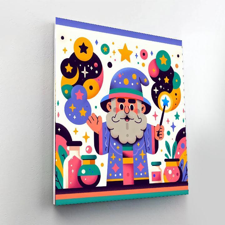 Magic Wizards Painting By Numbers Kit