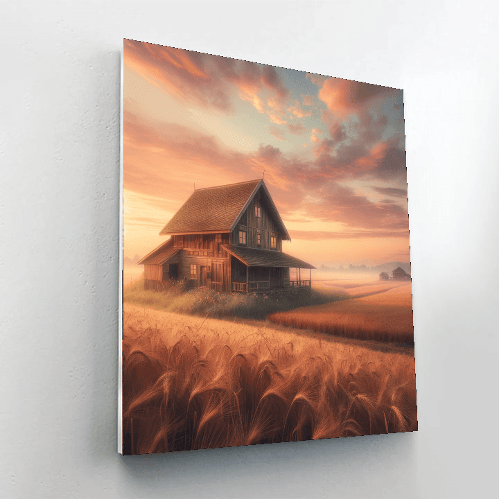Quiet Farmhouse Dawn Paint By Color