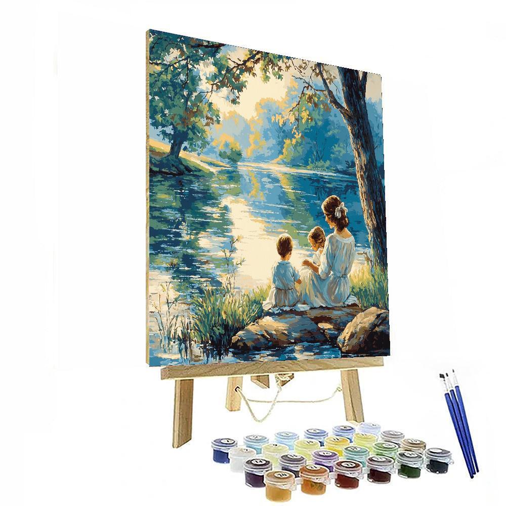 River Of Reflection Number Painting