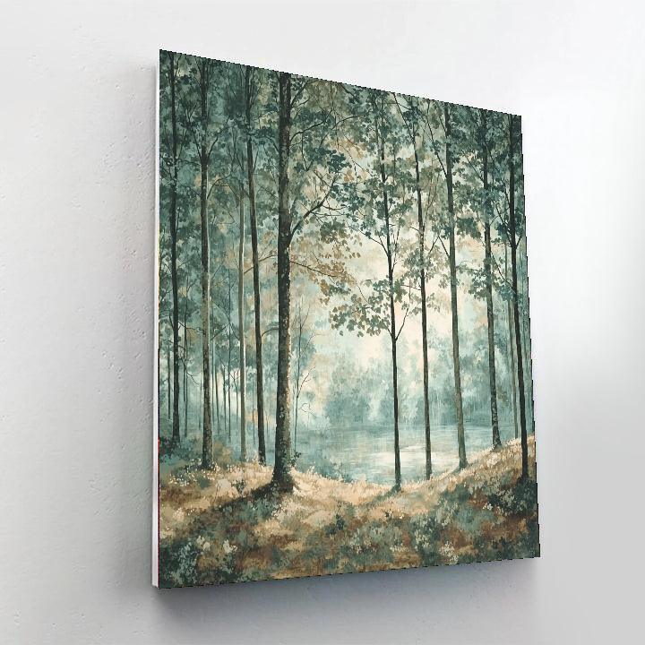 Caspar David Friedrich Inspired Charming Wilderness  DIY Paint By Numbers