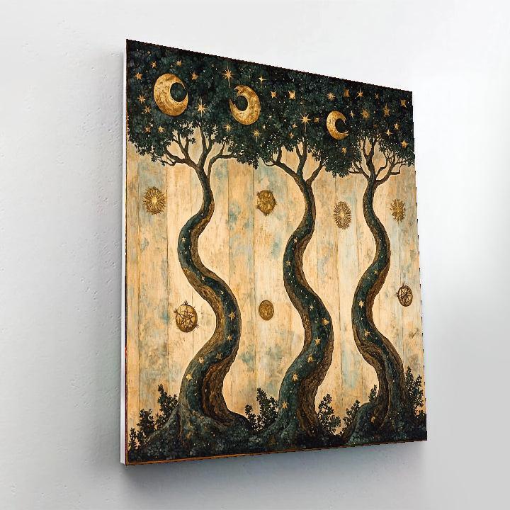 Michelangelo Inspired Ancient Wisdom  DIY Paint By Numbers