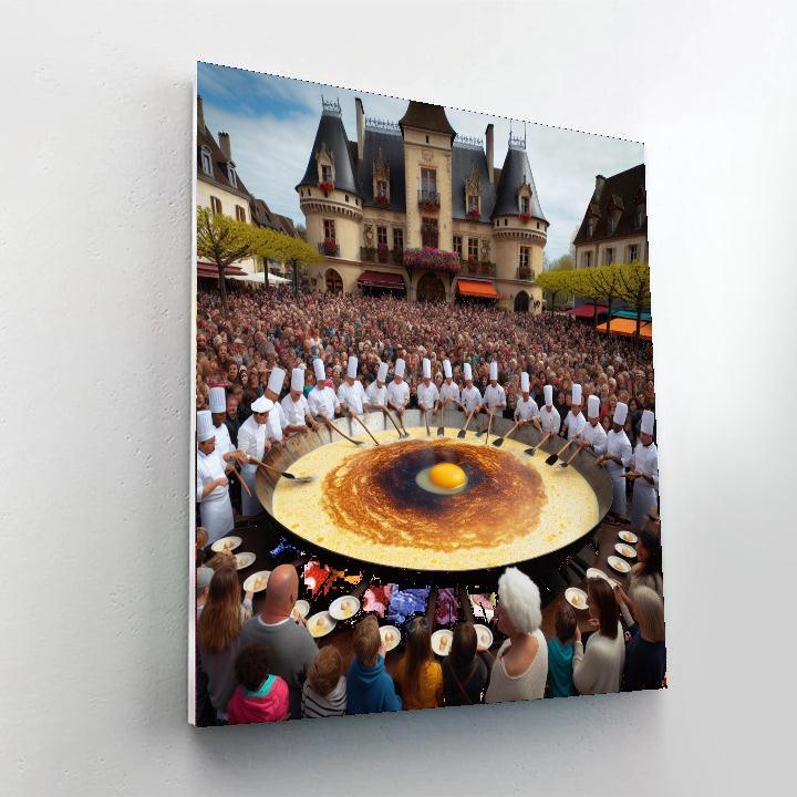 Festival Of The Giant Omelette - France Paint By Numbers