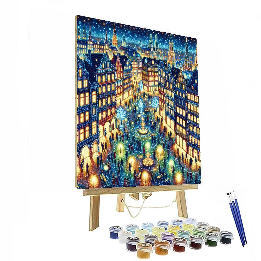 Lyon Festival Of Lights - France Paint By Numbers Art