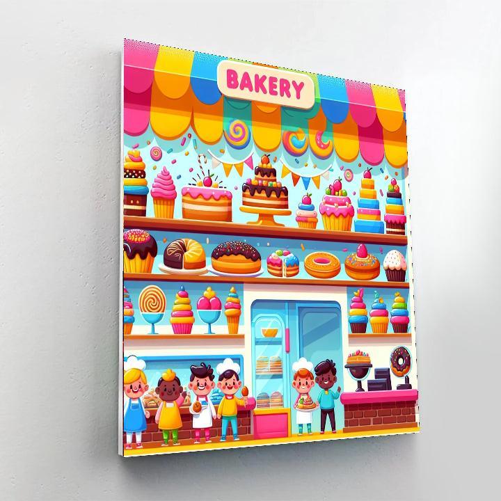 Sweet Treat Bakery Painting Number Kit