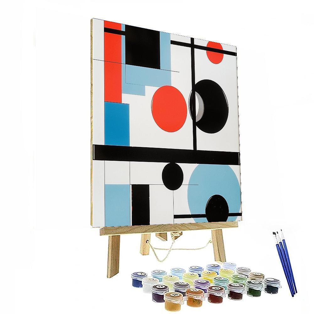 Kazimir Malevich Inspired Supreme Geometry Balance  Paint By Number