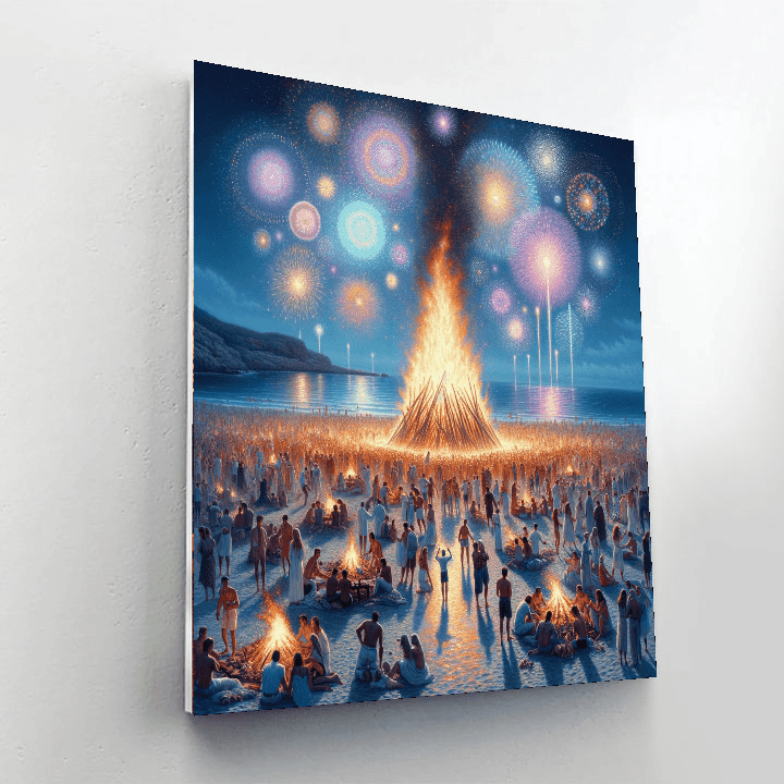 Festival Of Sant Joan - Spain Paint By Color