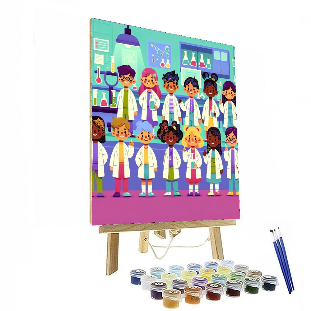 Super Science Academy Number Painting